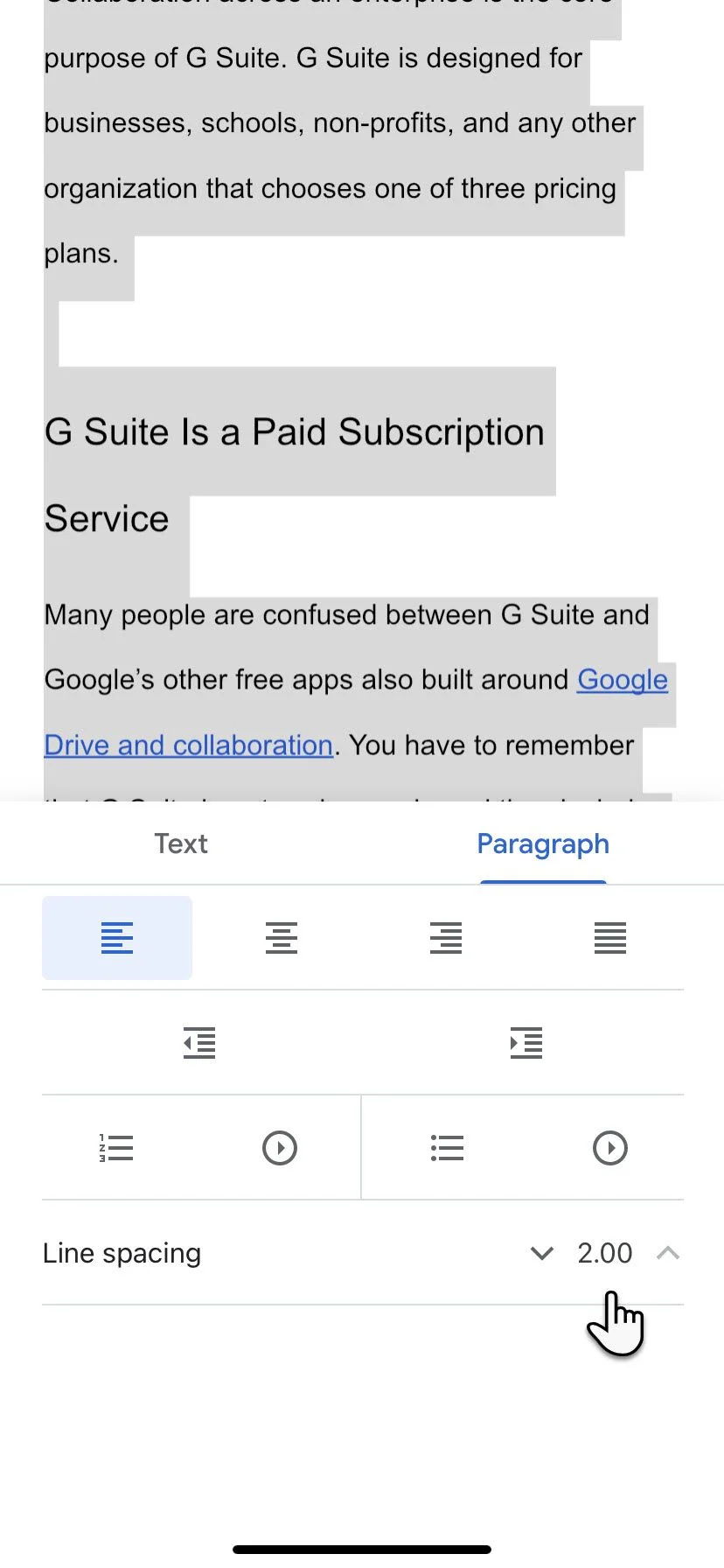 Step-by-Step Guide: Making Your Google Docs More Readable with Double Spacing on Both Desktop and Mobile