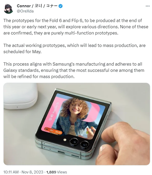 Samsung Gears Up for Next Big Thing: Unveiling Galaxy Z Fold 6 & Flip 6 Prototypes