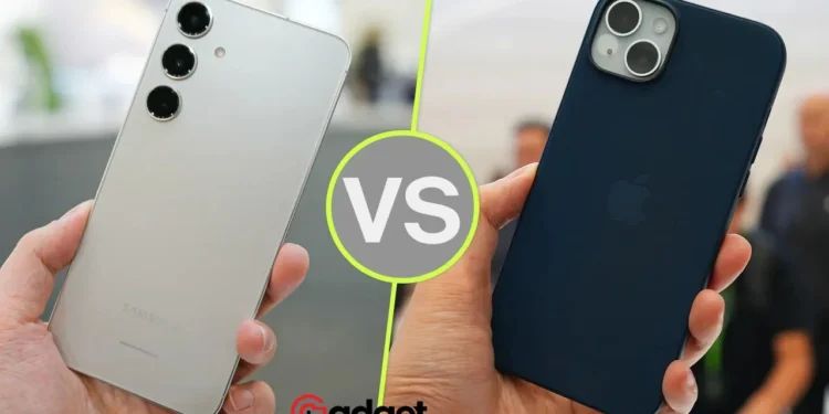 Latest Tech Showdown Samsung Galaxy S24 vs iPhone 15 - What's New and Exciting in 2024's Smartphones (1)
