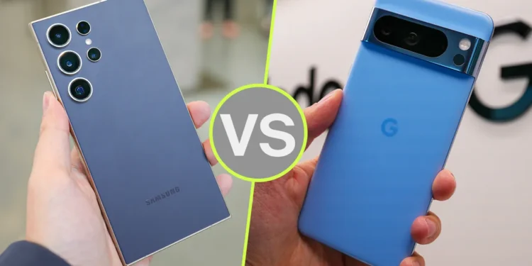 New Tech Face-Off Samsung Galaxy S24 Ultra vs Google Pixel 8 Pro - Which Smartphone Wins in 2024