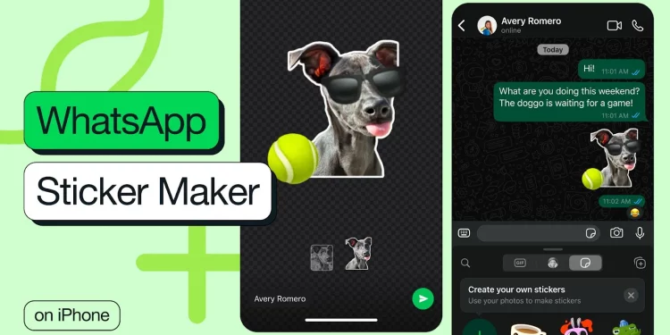 WhatsApp's Exciting Update Create Your Own Fun Stickers Easily on iPhone