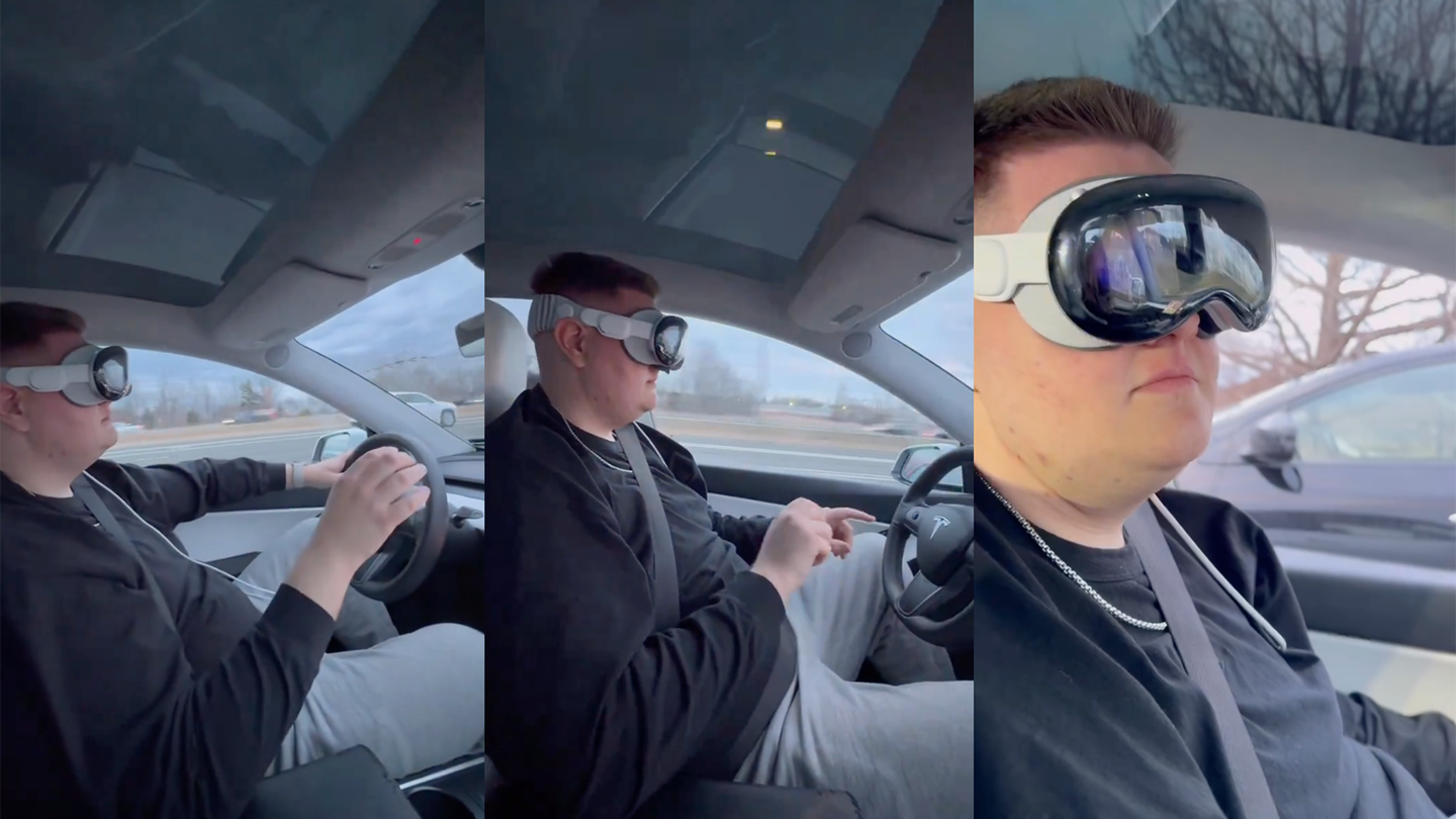 Tesla Driver Arrested Due to Apple Vision Pro in US 