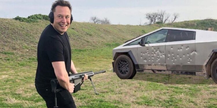 Elon Musk's Cybertruck Faces the Ultimate Test: Is It Really Bulletproof?