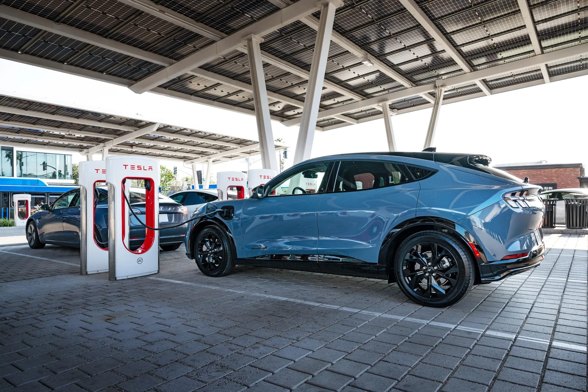 Ford's Electric Cars Get a Major Boost: Now Charging Up at Tesla Stations Across North America