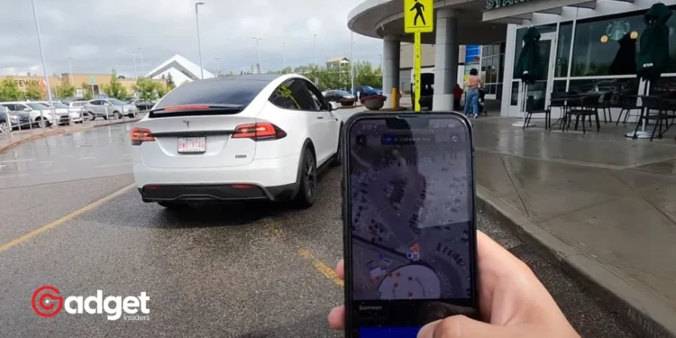 Tesla's Latest Update Unveils Easy 'Tap to Park' Feature, Making Parking a Breeze for Drivers3