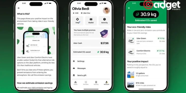 Uber Revolutionizes Ride-Hailing with Emission Savings Feature: A Leap Towards Sustainable Travel