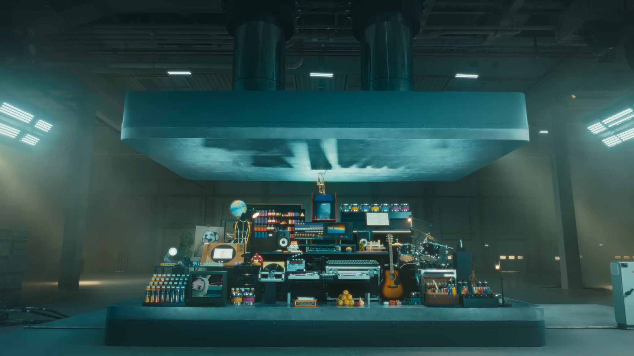 Apple Apologizes for Its Current Ad, Which Depicts Creative Tools Being Crushed, Sparking Uproar