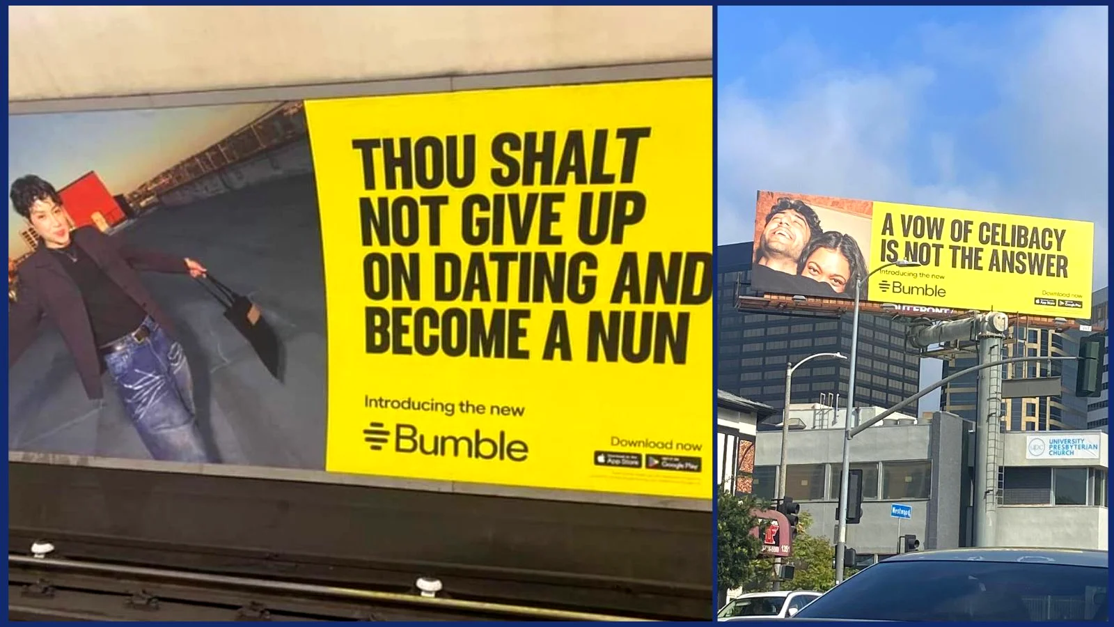 Bumble Pulls Controversial No-Celibacy Ads After Backlash from Users