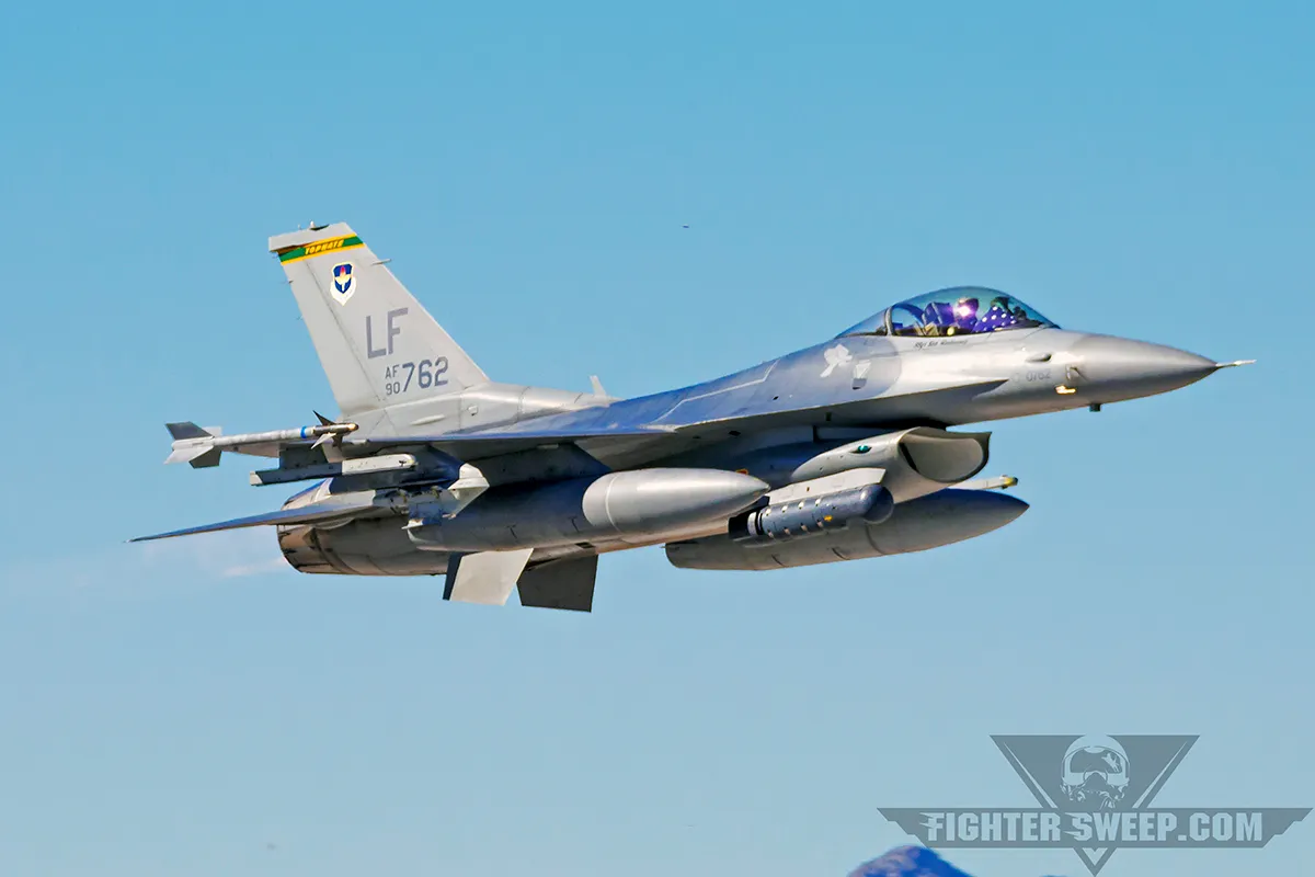Fighter Jet F-16 Fighting Falcon of the United States Air Force Crashes in New Mexico