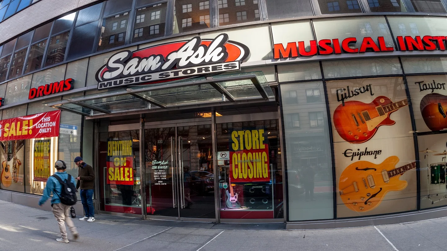 End of an Era How Sam Ash's 100-Year Legacy in Music Retail Came Crashing Down Amid Bankruptcy and Online Shift-