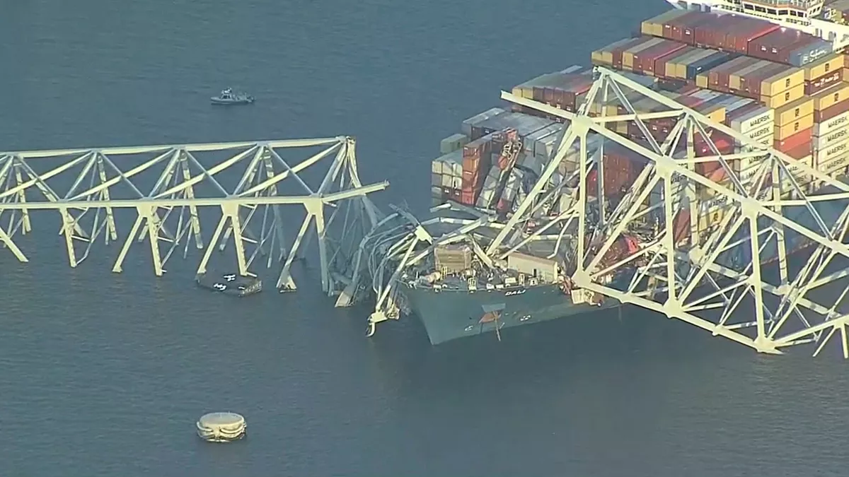 Baltimore Bridge in Maryland Will Receive $350 Million As Compensation From the Insurance Company for the Collapse