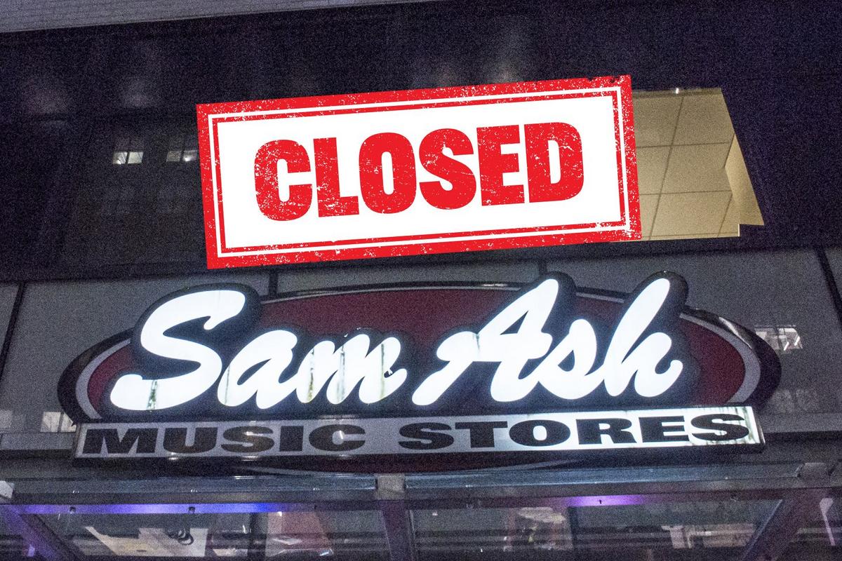 Sam Ash Music Closes Its Doors A Century-Old Retailer's Final Farewell Sale Starts Now--