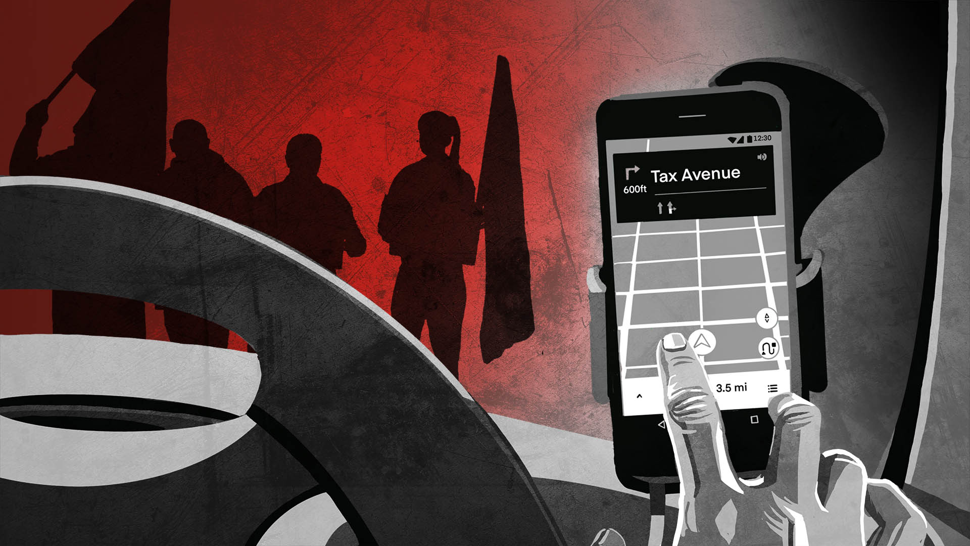 Uber Drivers Rally Against Unfair Pay System, Call for Clear Fare Breakdown