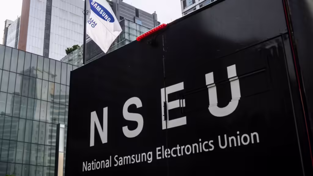 "Samsung Workers Make History with First Strike Ever Amid Tech Challenges
