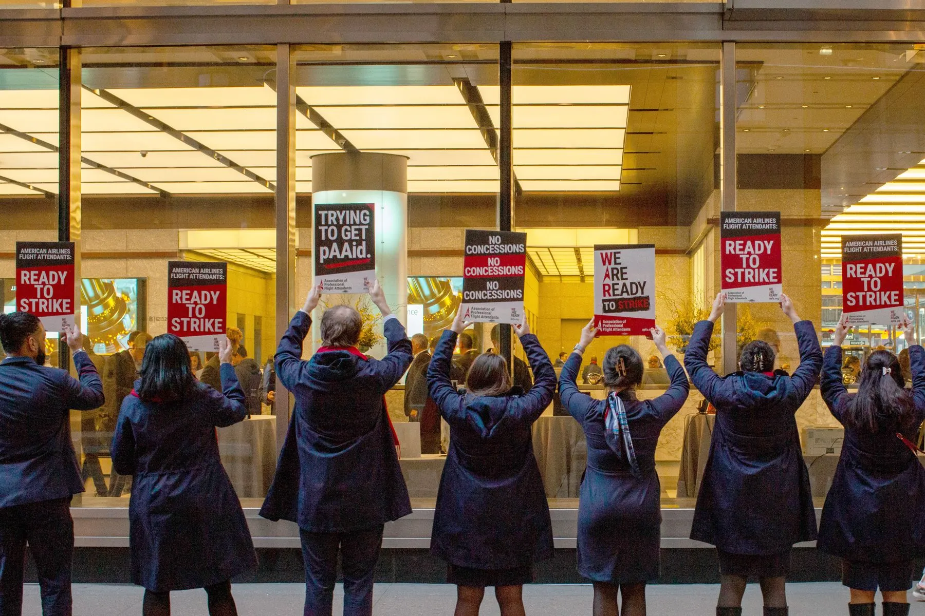 American Airlines on Edge Flight Attendants Ready to Strike Over Wage Disputes Amid Travel Boom---