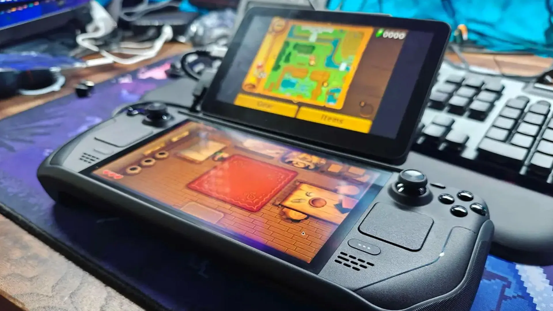 DIY Gamer Transforms Popular Steam Deck into Tiny TV Console See the Steam Brick Evolution--
