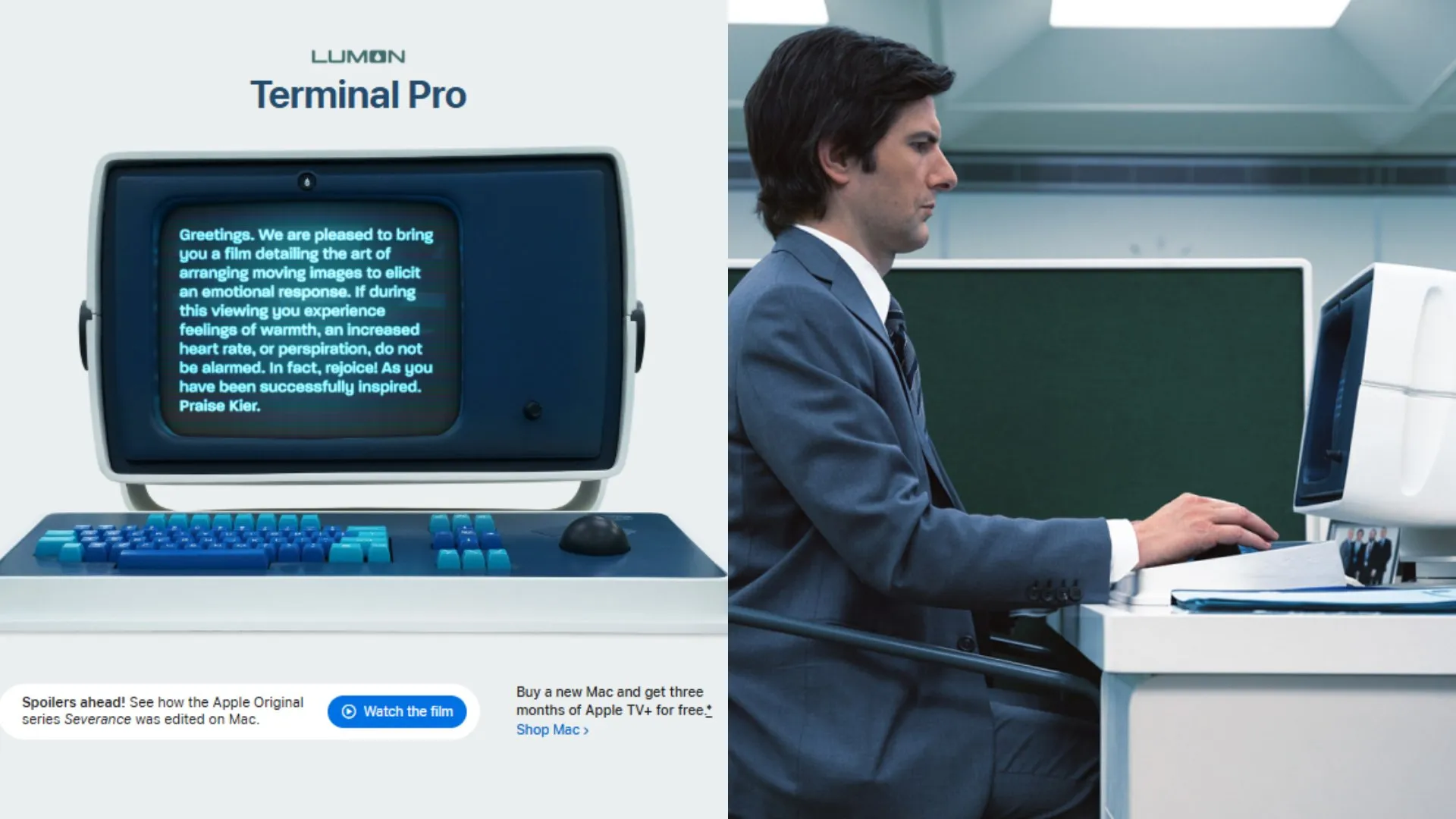 Apple Turns Heads with Lumon Terminal Pro A Surprise Twist from 'Severance' Hits the Website-