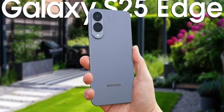 First Look Samsung Galaxy S25 Edge Shows Off Slim Design and Cool New Colors