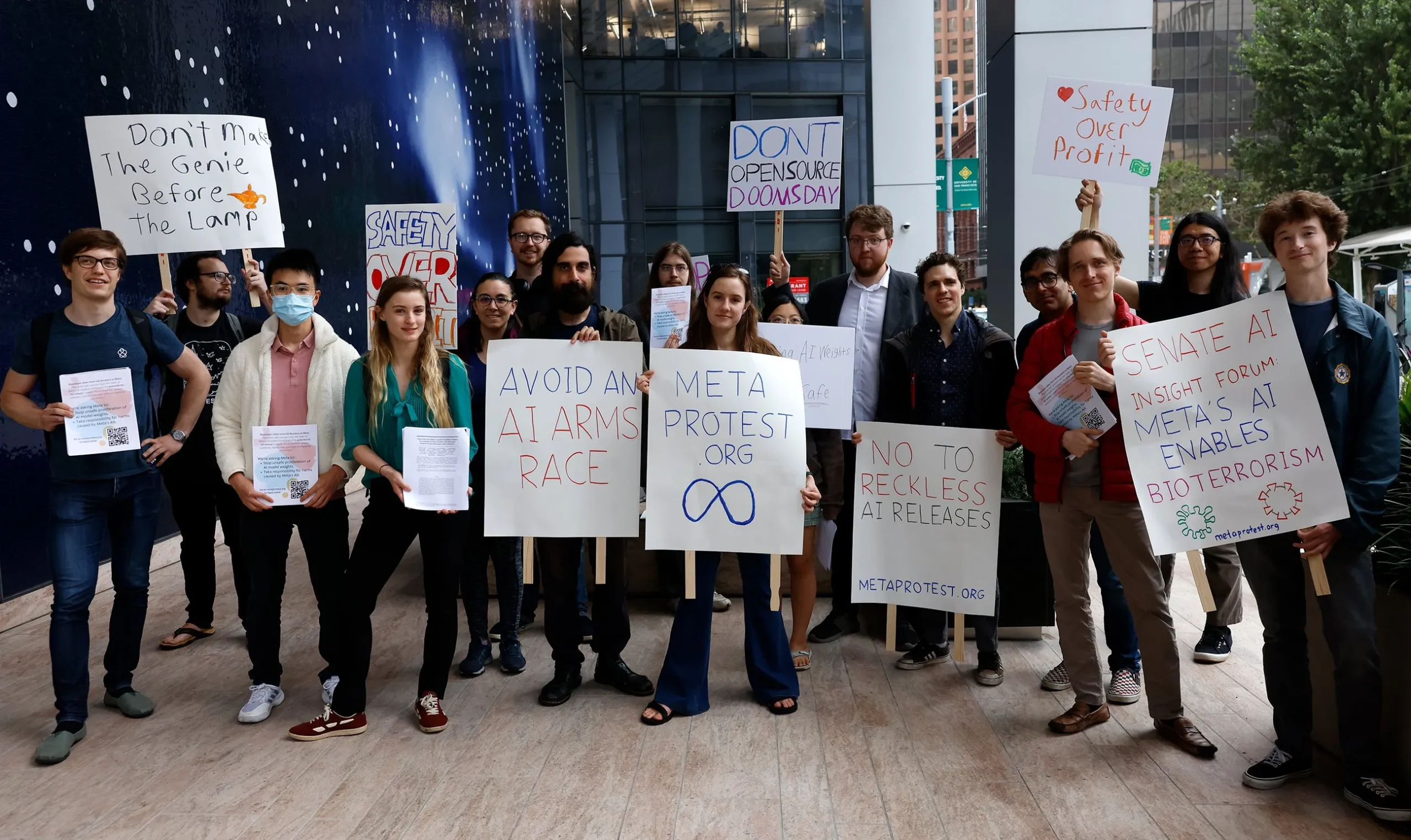 Authors Protest Outside Meta’s London Office Over AI Training with Copyrighted Books-
