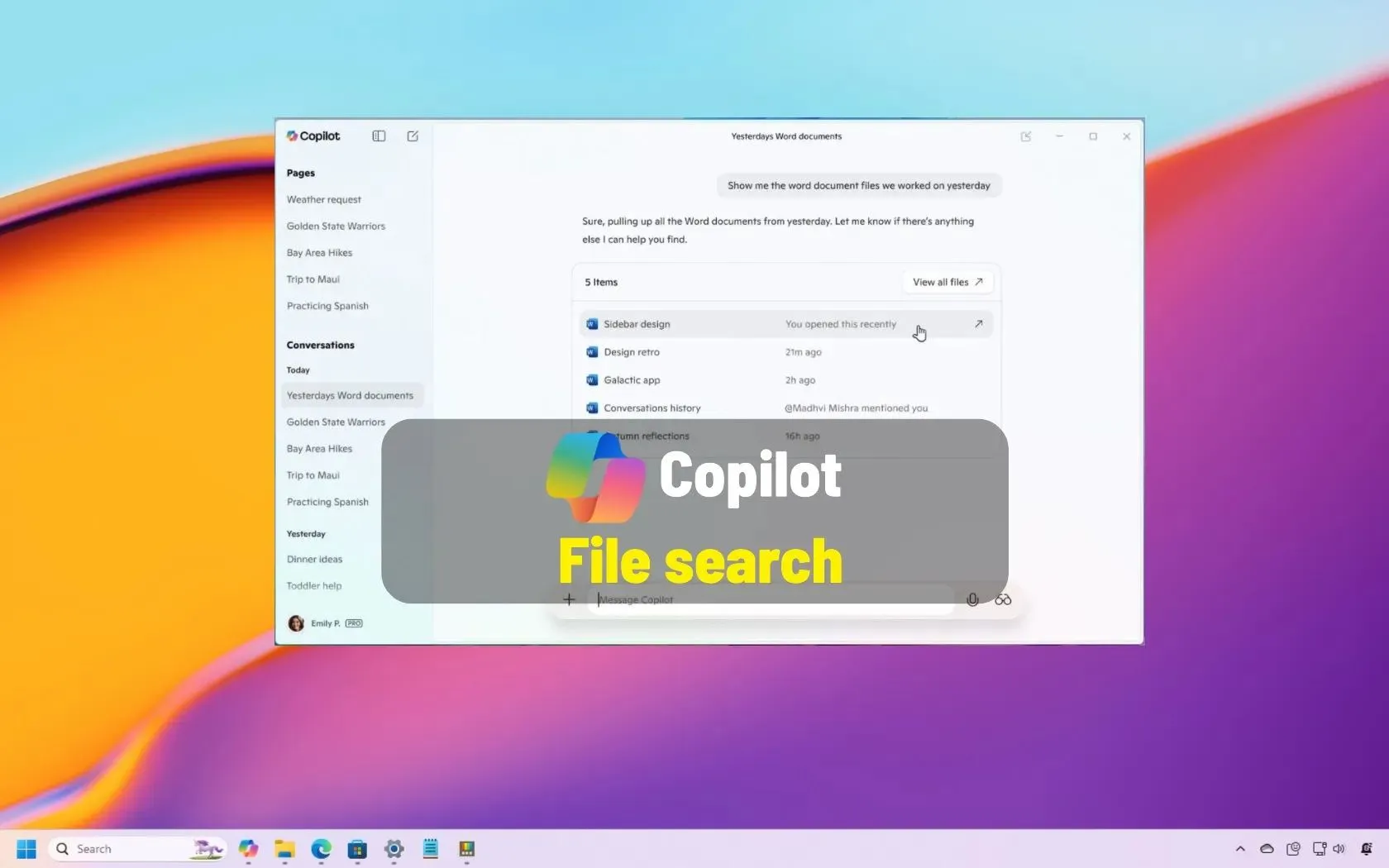 How Windows 11's New Copilot Features Let You Share Your Screen and Find Files Fast